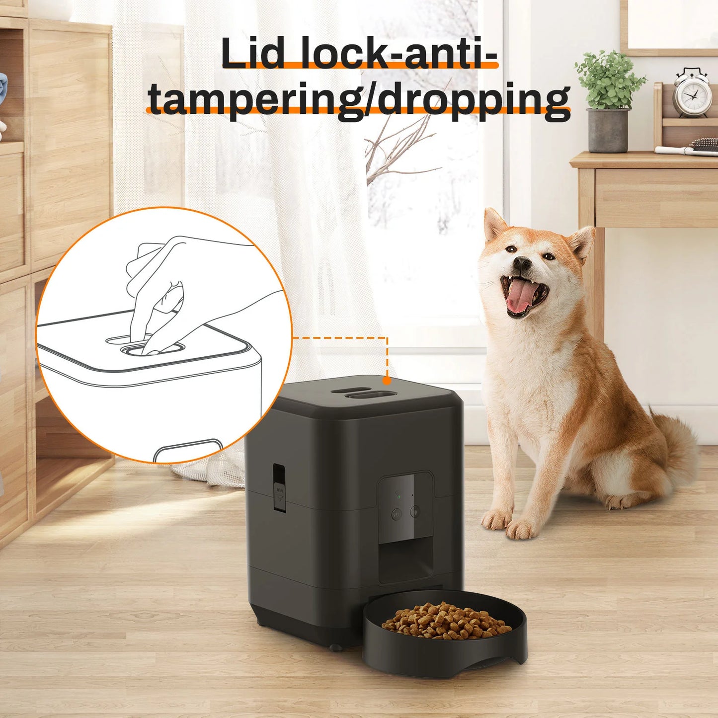 HEYBO 2L Intelligent Pet Feeder Automatically Feeds Pets