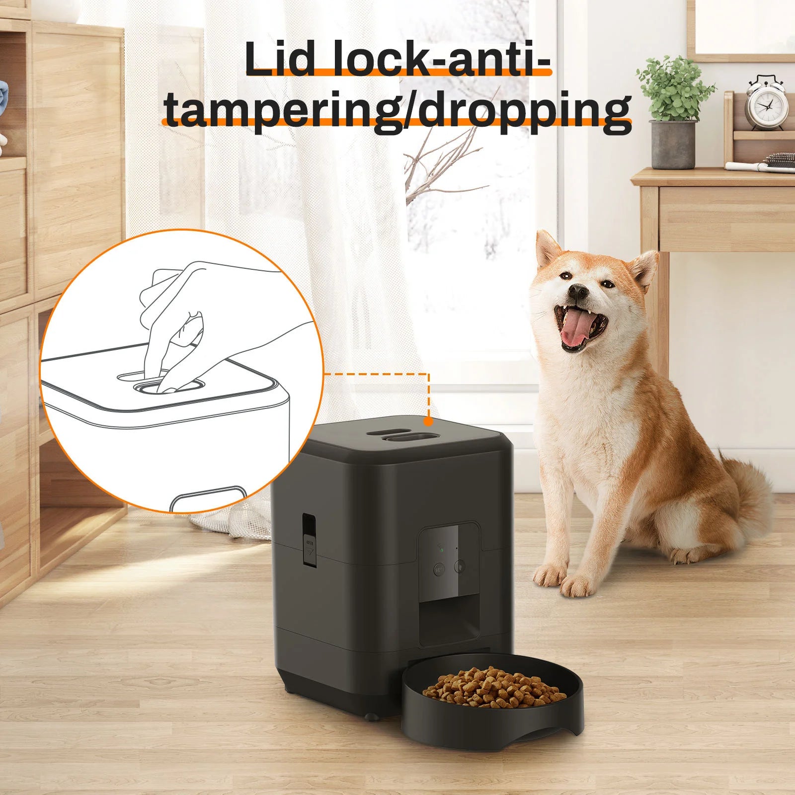 HEYBO 2L Intelligent Pet Feeder Automatically Feeds Pets